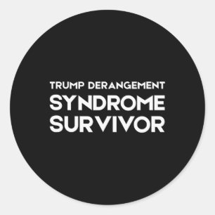 Trump Derangement Syndrome Survivor 2 Classic Round Sticker