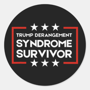 Trump Derangement Syndrome Survivor  Classic Round Sticker