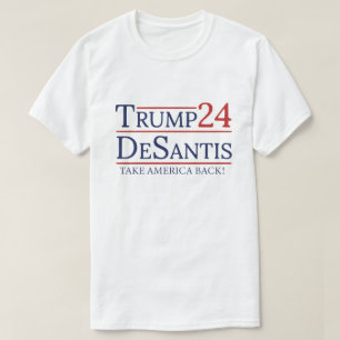 Trump Desantis 2024 Take American Back T-Shirt