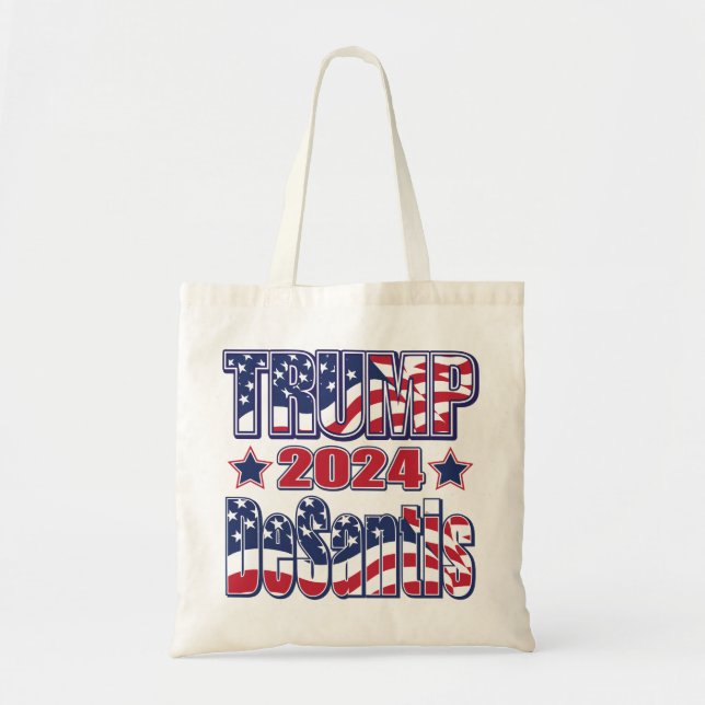 Trump-DeSantis Tote Bag (Front)