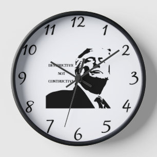 Trump/Destructive Not Constructive Clock