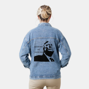 Trump/Destructive Not Constructive Denim Jacket