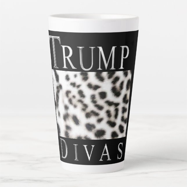 TRUMP DIVAS  LATTE MUG (Front)