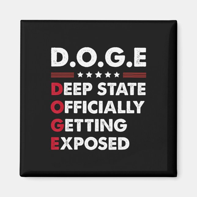 Trump Doge Deep State Officially Getting Exposed  Magnet (Front)