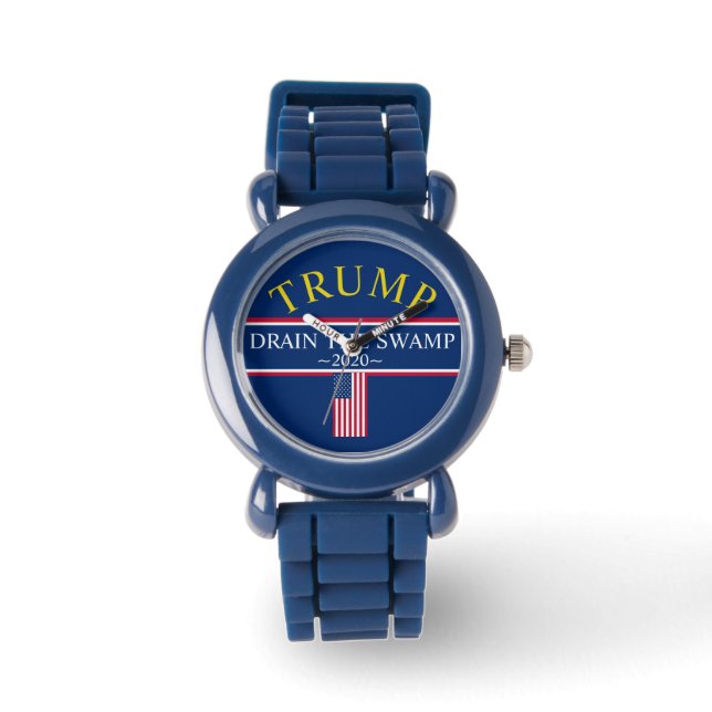 Trump Drain the Swamp collector sports watch (Front)