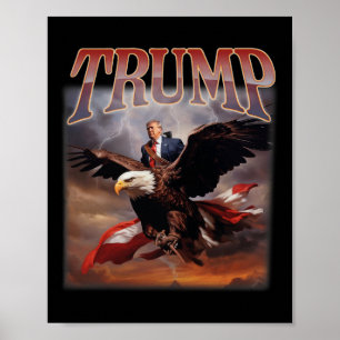 Trump Eagle Usa President 2024 Take America Back M Poster