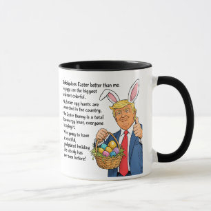Trump Easter Funny Political Satire Mug