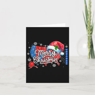 Trump Election Map Merry Christmas Holiday Santa H Card