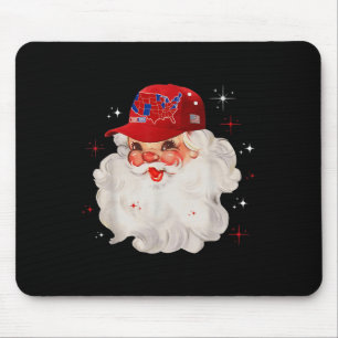 Trump Election Map Merry Christmas Holiday Santa H Mouse Pad