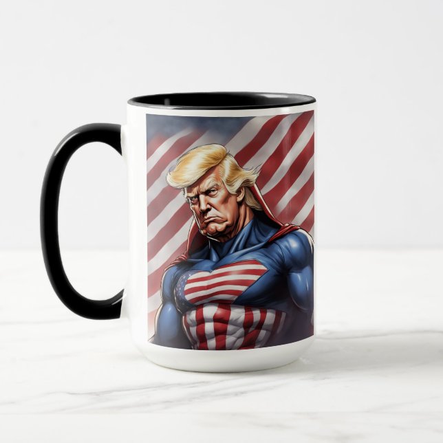 Trump Epic Superhero Mug (Left)