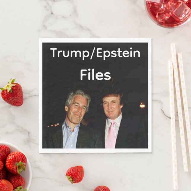 Trump/Epstein Files Paper Napkin (Insitu)