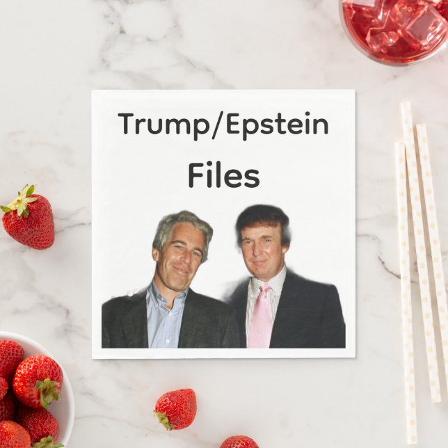 Trump/Epstein Files Paper Napkin (Insitu)