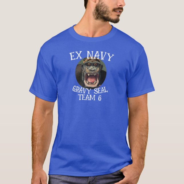 Trump Ex Navy Elephant Seal Team 6 Wife T-Shirt (Front)