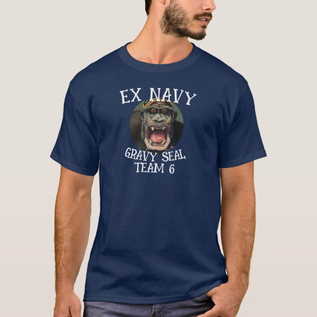 Trump Ex Navy Elephant Seal Team 6 Wife T-Shirt (Front)