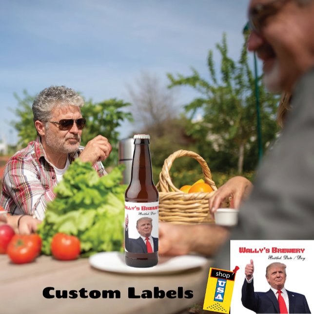 Trump Fab Creative fun Beer Bottle Label (Creator Uploaded)