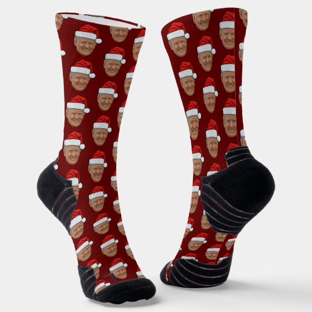 Trump Face Gift  Socks (Angled)