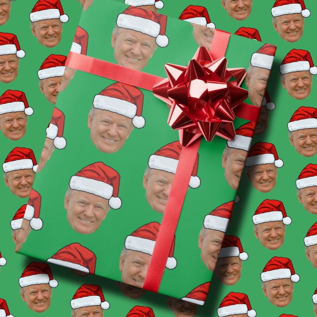 Trump Face Gift Wrap Custom Face Photo (Creator Uploaded)