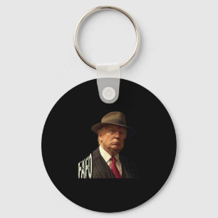Trump Fafo Design Uni-adults Black Humorous Modern Key Ring