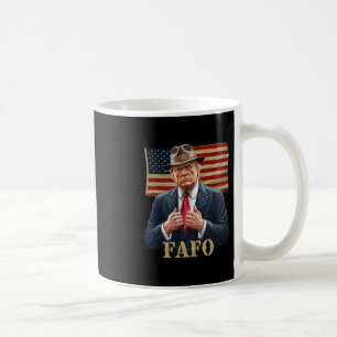 Trump Fafo F Around Find Out Us Flag Vintage 1 Coffee Mug