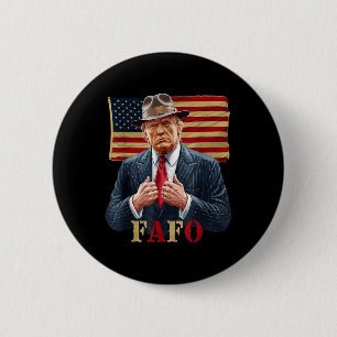 Trump Fafo F Around Find Out Us Flag Vintage _2 6 Cm Round Badge