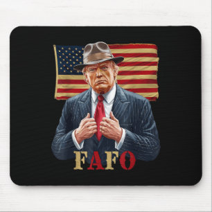 Trump Fafo F Around Find Out Us Flag Vintage _2 Mouse Pad