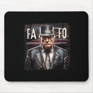Trump Fafo F Around Find Out Us Flag Vintage _3 Mouse Pad