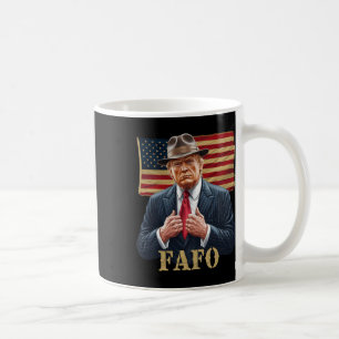 Trump Fafo F Around Find Out Us Flag Vintage Coffee Mug