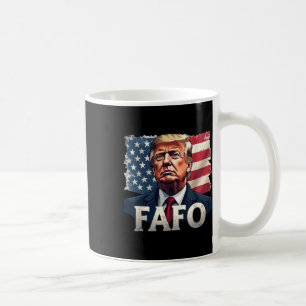 Trump Fafo Find Out Us Flag Vintage Coffee Mug