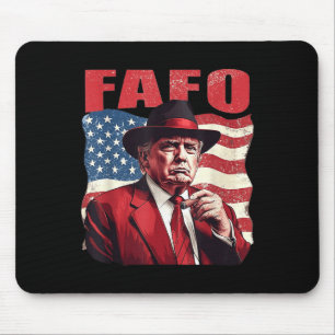 Trump Fafo Funny Fafo Trump American Flag Mouse Pad