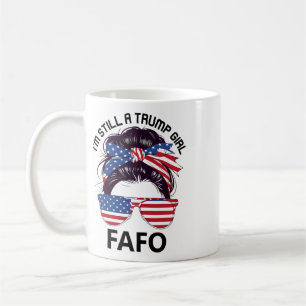 Trump Fafo Us Flag Coffee Mug