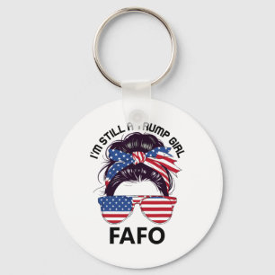 Trump Fafo Us Flag,f Around Find Out I'm Still A T Key Ring
