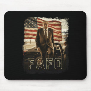 Trump Fafo Vintage President Trump 2026 Mouse Pad
