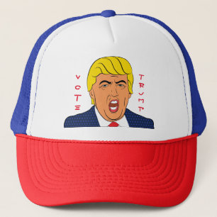 Trump Fake News Corruption Art Personalised Trucker Hat