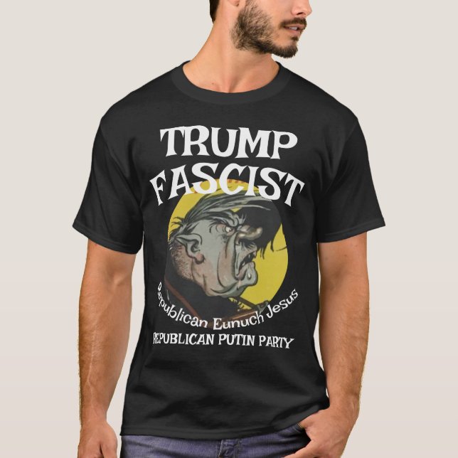 Trump Fascist Carpet Chewer Republican Jesus T-Shirt (Front)