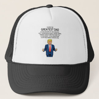 Trump Father's Day Trump Dad Birthday Trucker Hat