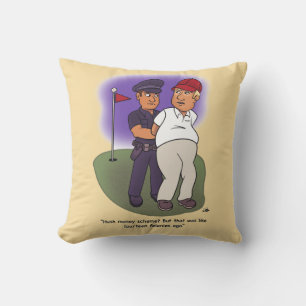 Trump Felonies Throw Pillow