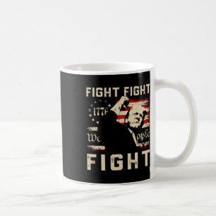 Trump Fight Fight Fight 1776 We The People Flag Tr Coffee Mug