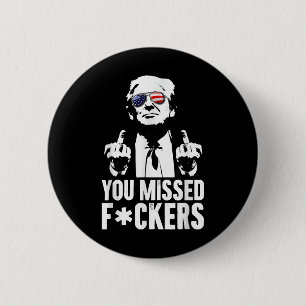 Trump Fight Fight Fight 6 Cm Round Badge