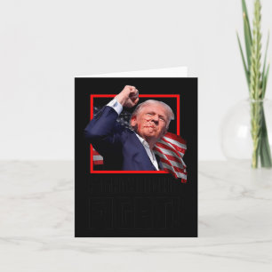 Trump Fight Fight Fight Card