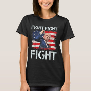 Trump Fight Fight Fight Trump Signals To Americans T-Shirt