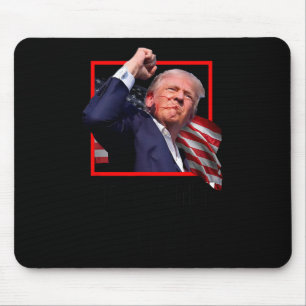 Trump Fight Fighting Fighters Supporters Americans Mouse Pad