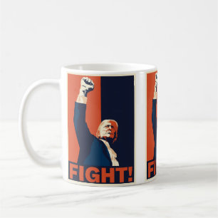 Trump Fight Meme Coin Battle: Fight for the Future Coffee Mug