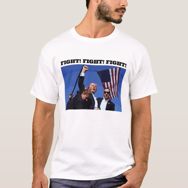 Trump Fight! Men's Short Sleeve T-shirt (Front)