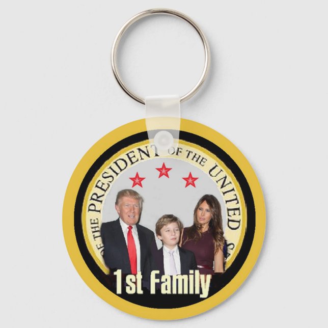 TRUMP First Family Keychain (Front)