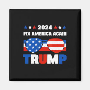 Trump Fix America Again Donald Trump Conservative Magnet
