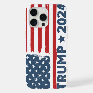 Trump Flag America iPhone 15 Pro Max Case