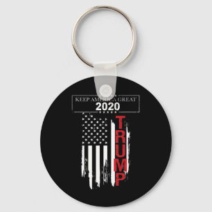 Trump Flag Key Ring