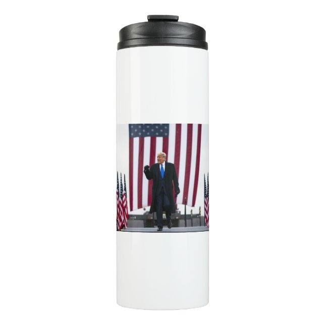 Trump-Flags Thermal Tumbler (Front)