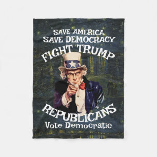 Trump Fleece Blanket