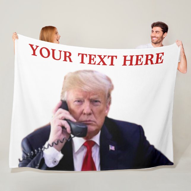 TRUMP FLEECE BLANKET (In Situ)